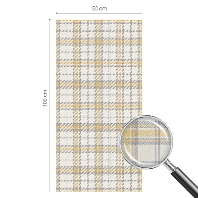 Opaque window film stained glass style Geometric grid