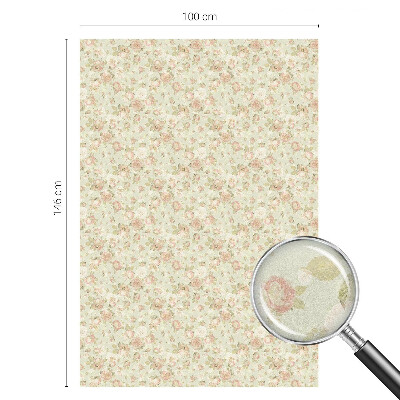 Patterned window film Floral elegance