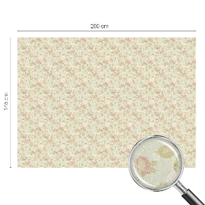 Patterned window film Floral elegance