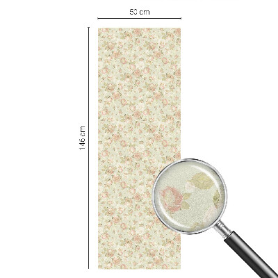 Patterned window film Floral elegance