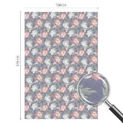 Privacy window film Floral elegance