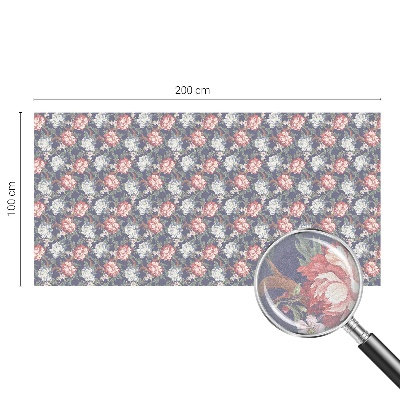 Privacy window film Floral elegance