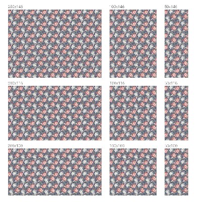 Privacy window film Floral elegance