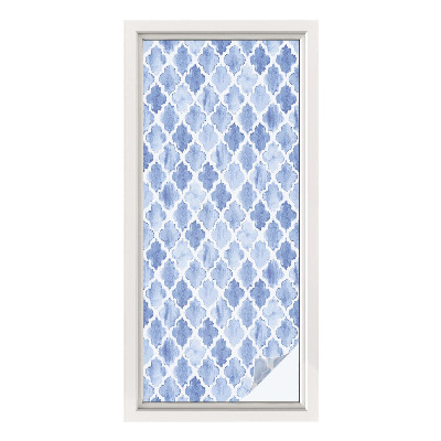 Colored window film stained glass Watercolor elegance