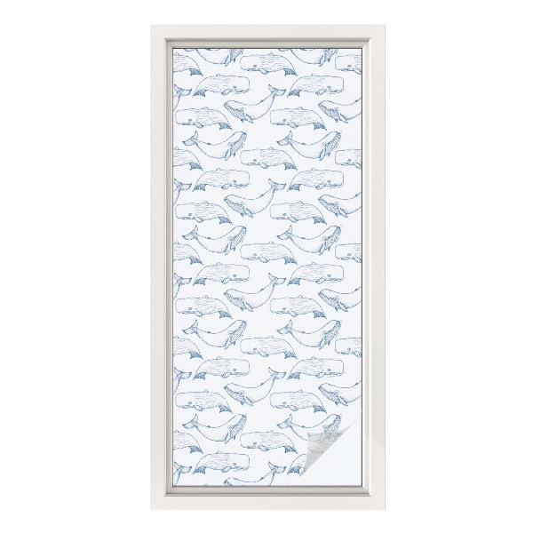 Frosted glass film stained glass effect Sea inspirations