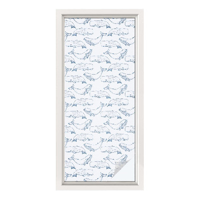 Frosted glass film stained glass effect Sea inspirations