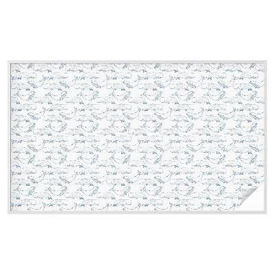 Frosted glass film stained glass effect Sea inspirations