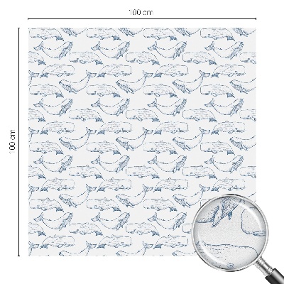 Frosted glass film stained glass effect Sea inspirations