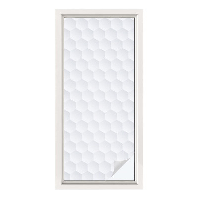 Opaque window film stained glass style White mosaic