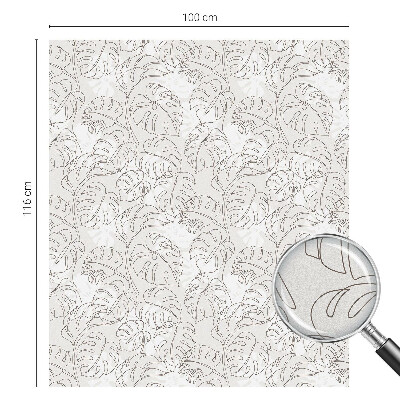 Colored window film stained glass Plant ornament