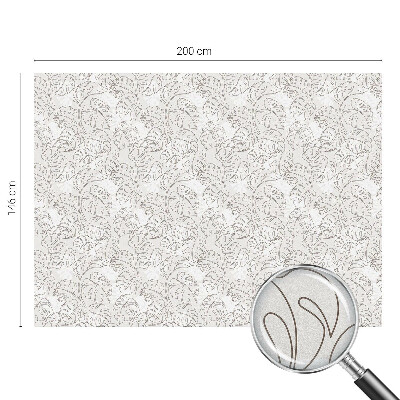 Colored window film stained glass Plant ornament