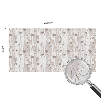 Privacy window film Elegant leaves