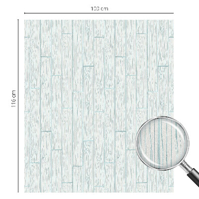 Opaque window film stained glass style Wooden pattern