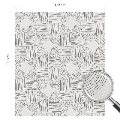 Privacy window film Peaceful Symmetry