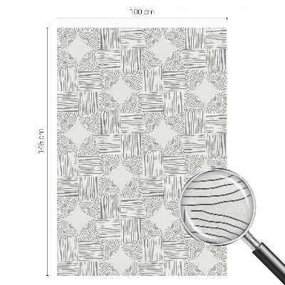 Privacy window film Peaceful Symmetry