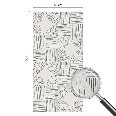 Privacy window film Peaceful Symmetry