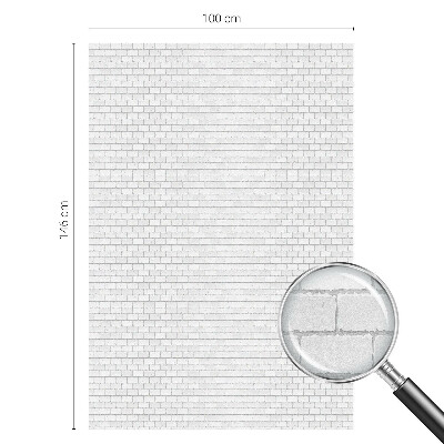 Patterned window film Brick texture
