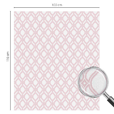 Colored window film stained glass Pink lines