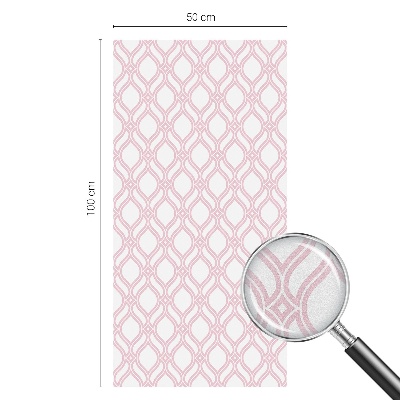 Colored window film stained glass Pink lines