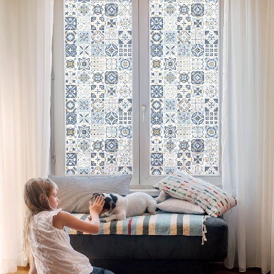 Privacy window film Mosaic tiles