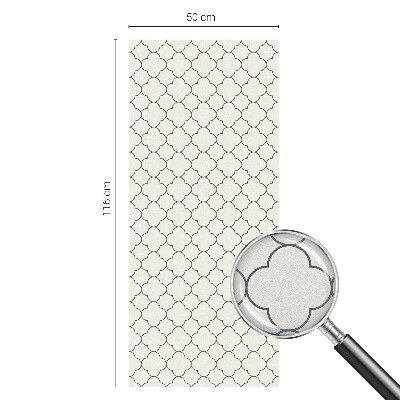 Opaque window film stained glass style Simple elegance