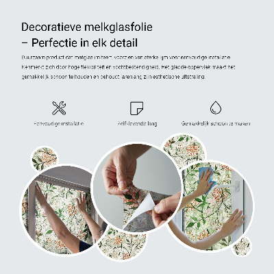 Patterned window film Wooden texture