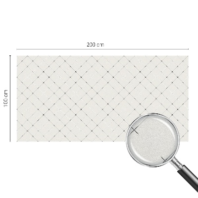 Privacy window film Geometric grid
