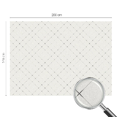 Privacy window film Geometric grid