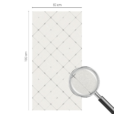 Privacy window film Geometric grid