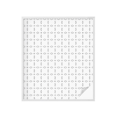 Colored window film stained glass Rhombus shapes