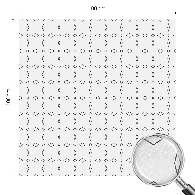 Colored window film stained glass Rhombus shapes