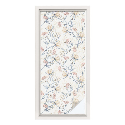 Privacy window film Flowers of harmony
