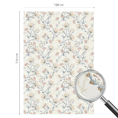 Privacy window film Flowers of harmony