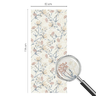 Privacy window film Flowers of harmony