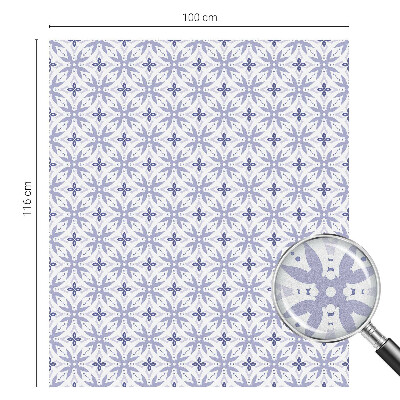 Privacy window film Purple patterns