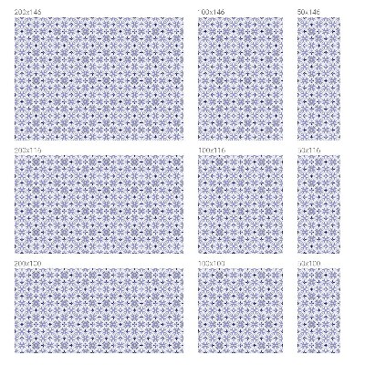 Privacy window film Purple patterns