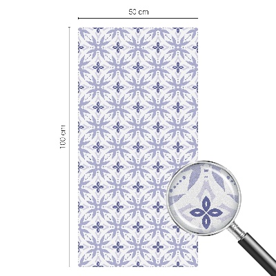 Privacy window film Purple patterns