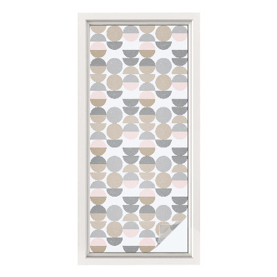 Privacy window film Geometric patterns