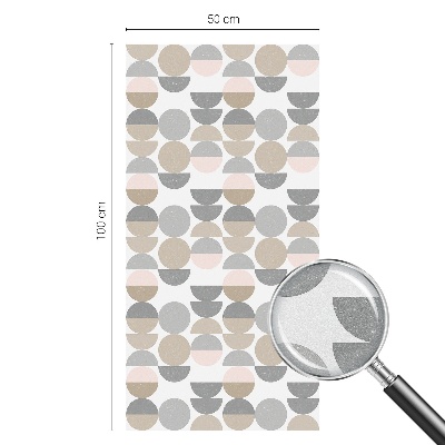 Privacy window film Geometric patterns