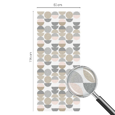 Privacy window film Geometric patterns