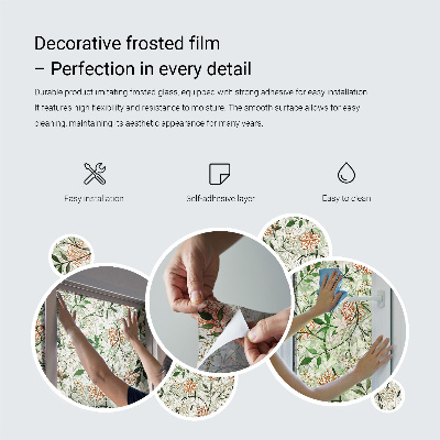 Patterned window film Green vine