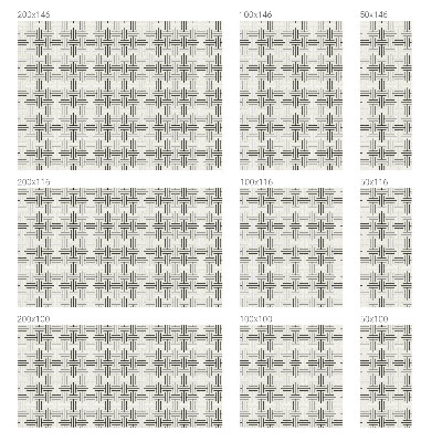 Frosted glass film stained glass effect Symmetrical braid