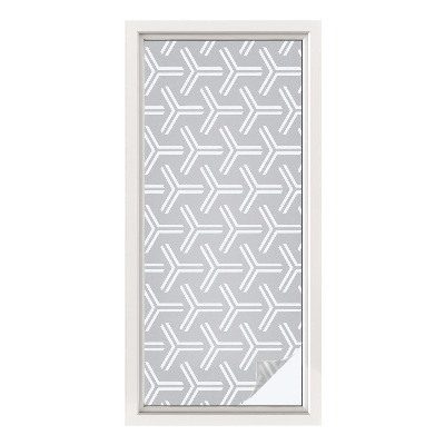 Privacy window film Minimalist lines