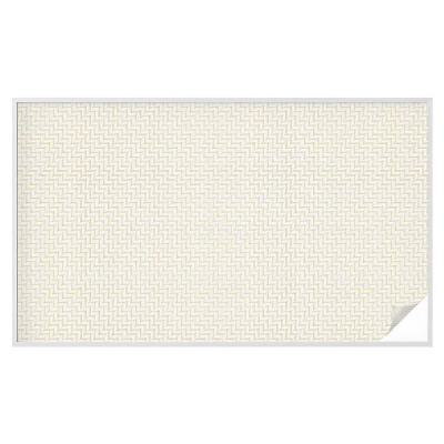 Opaque window film stained glass style Herringbone elegance