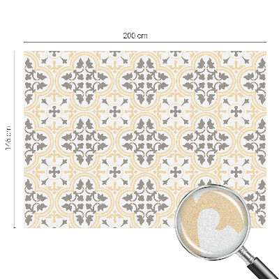 Opaque window film stained glass style Plant patterns