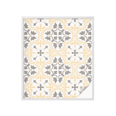 Opaque window film stained glass style Plant patterns