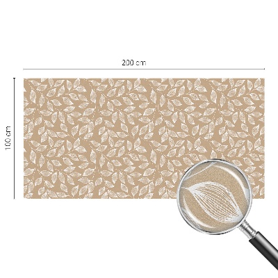 Patterned window film Leaves nature