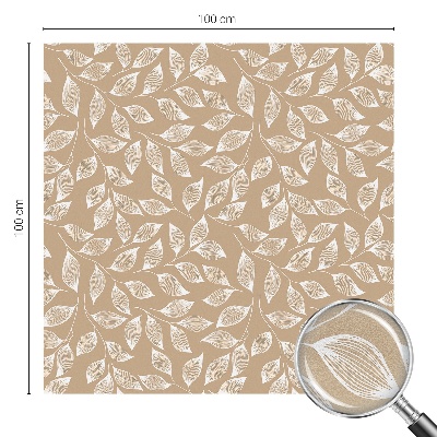 Patterned window film Leaves nature