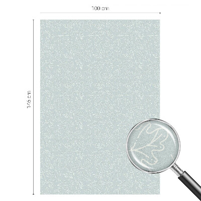 Opaque window film stained glass style Oak leaves