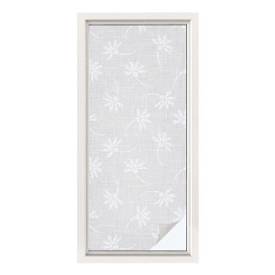 Privacy window film Floral patterns